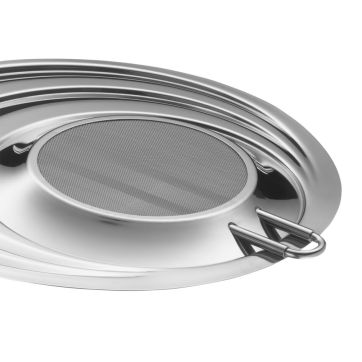 Capac protectie anti stropire cu maner WMF Splash Guard, Cromargan®
