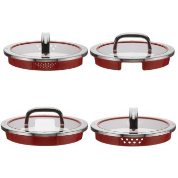 Oala joasa cu capac WMF Function 4, 24 cm, Cromargan®