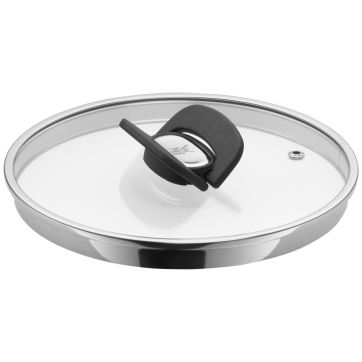 Capac pentru oala WMF Click&Serve, 20 cm, sticla termorezistenta