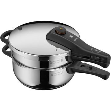 Set de oale sub presiune WMF Perfect, 2 piese, 3L si 4.5L, Cromargan®