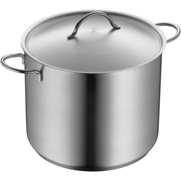 Oala cu capac  WMF Stockpot, 28 cm, 14.1 L, Cromargan®, inductie