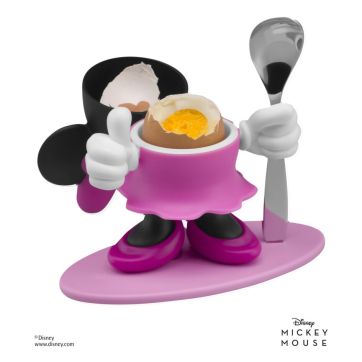 Suport pentru oua WMF Minnie Mouse, lingura din Cromargan® inclusa