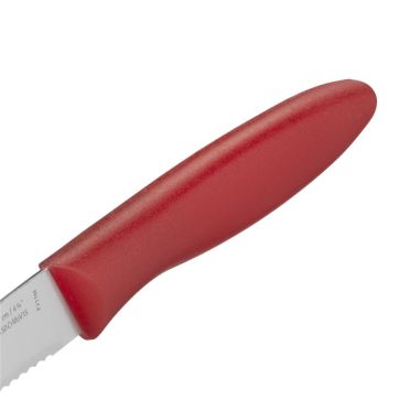Cutit zimtat pentru gustari WMF, 10 cm, rosu