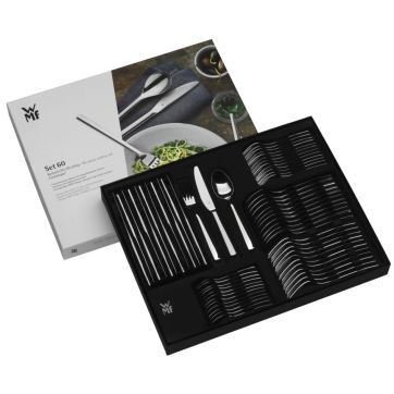 Set de tacamuri WMF Alteo, 60 piese, finisaj mat, Cromargan®