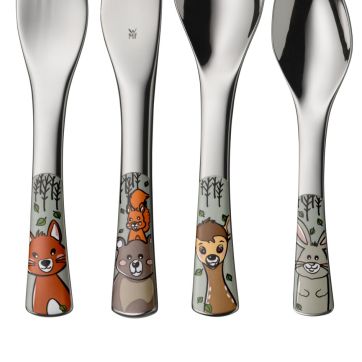 Set de tacamuri pentru copii WMF Forest Friends, 4 piese, Cromargan®
