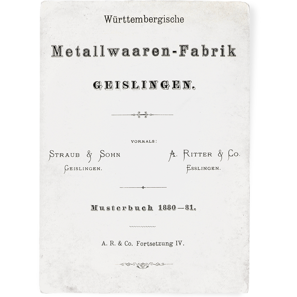 1880 - WMF AG - Създаване на марката 1880 - WMF AG - Създаване на марката
